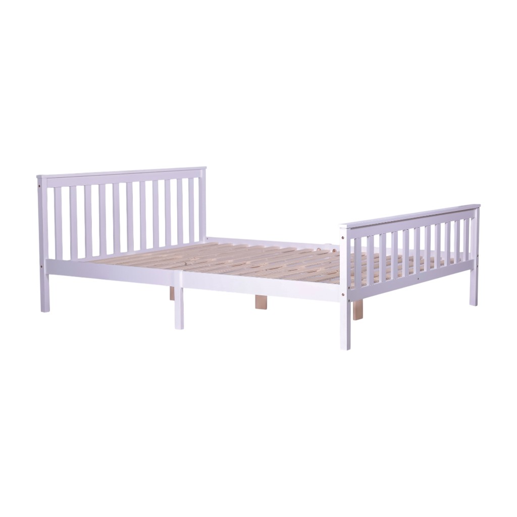 Base De Cama Queen Tibi Blanca 210X160X82Cm