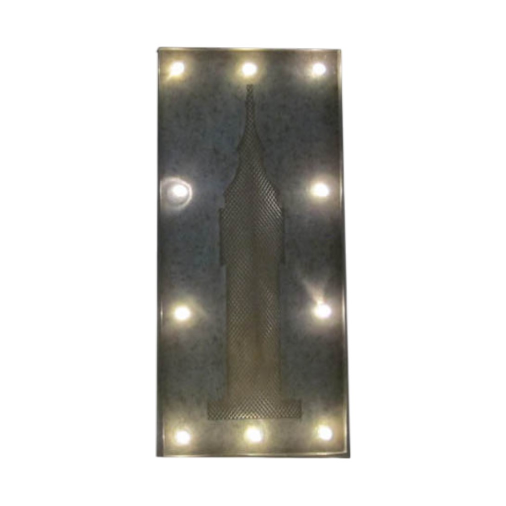 Cuadro Decorativo Con Luz 28x5x6cm