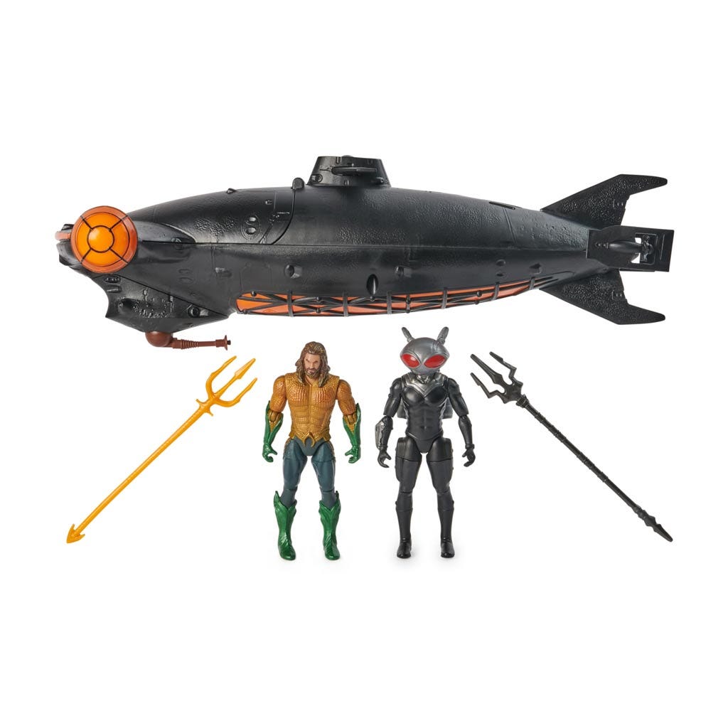 Dc Comics Aquaman Vs Black Manta Conjunto De Batalla