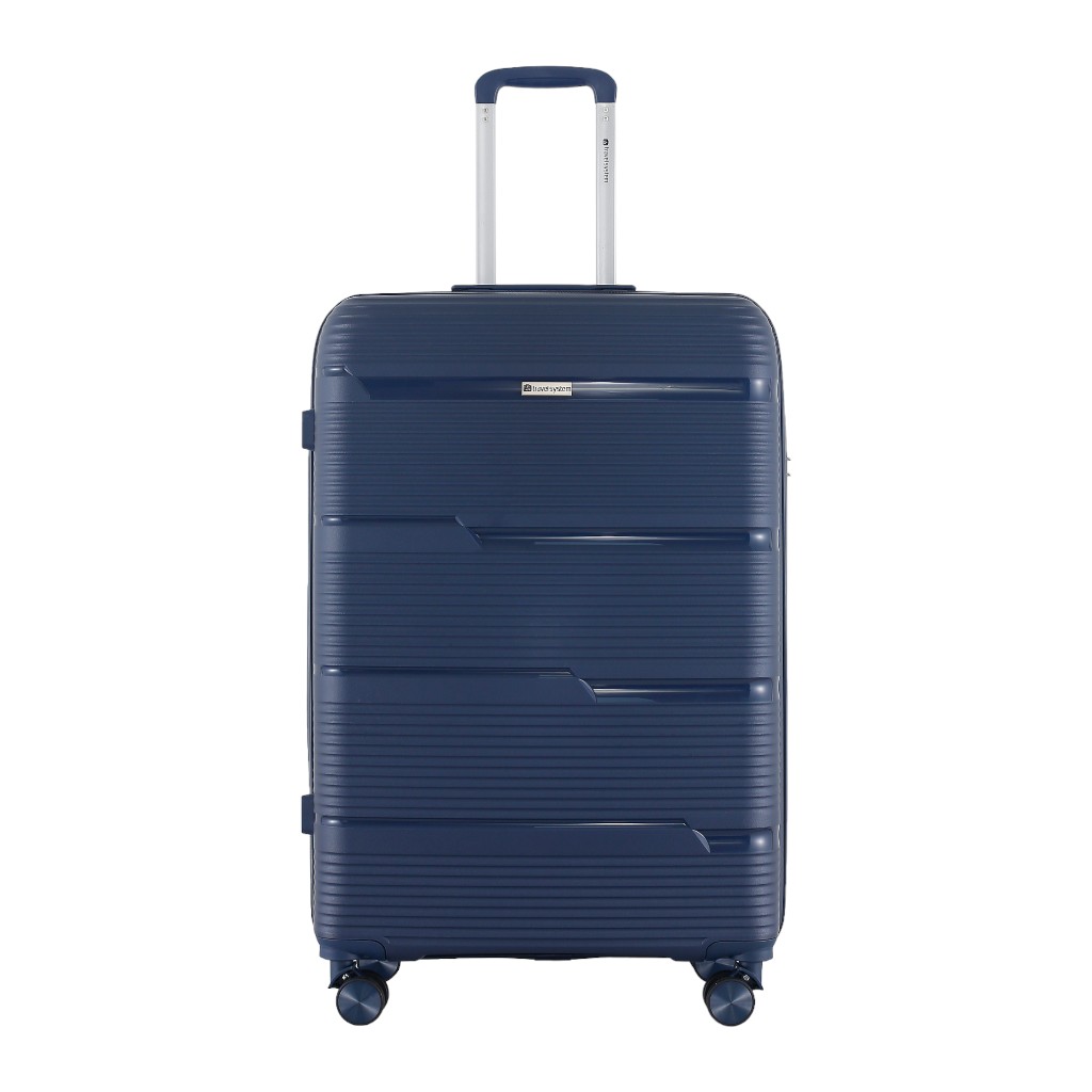 Maleta De Viaje 28" Dbl Ruedas Azul Marino