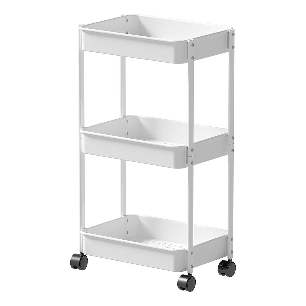 Carrito De Cocina Blanco 40X29X87Cm