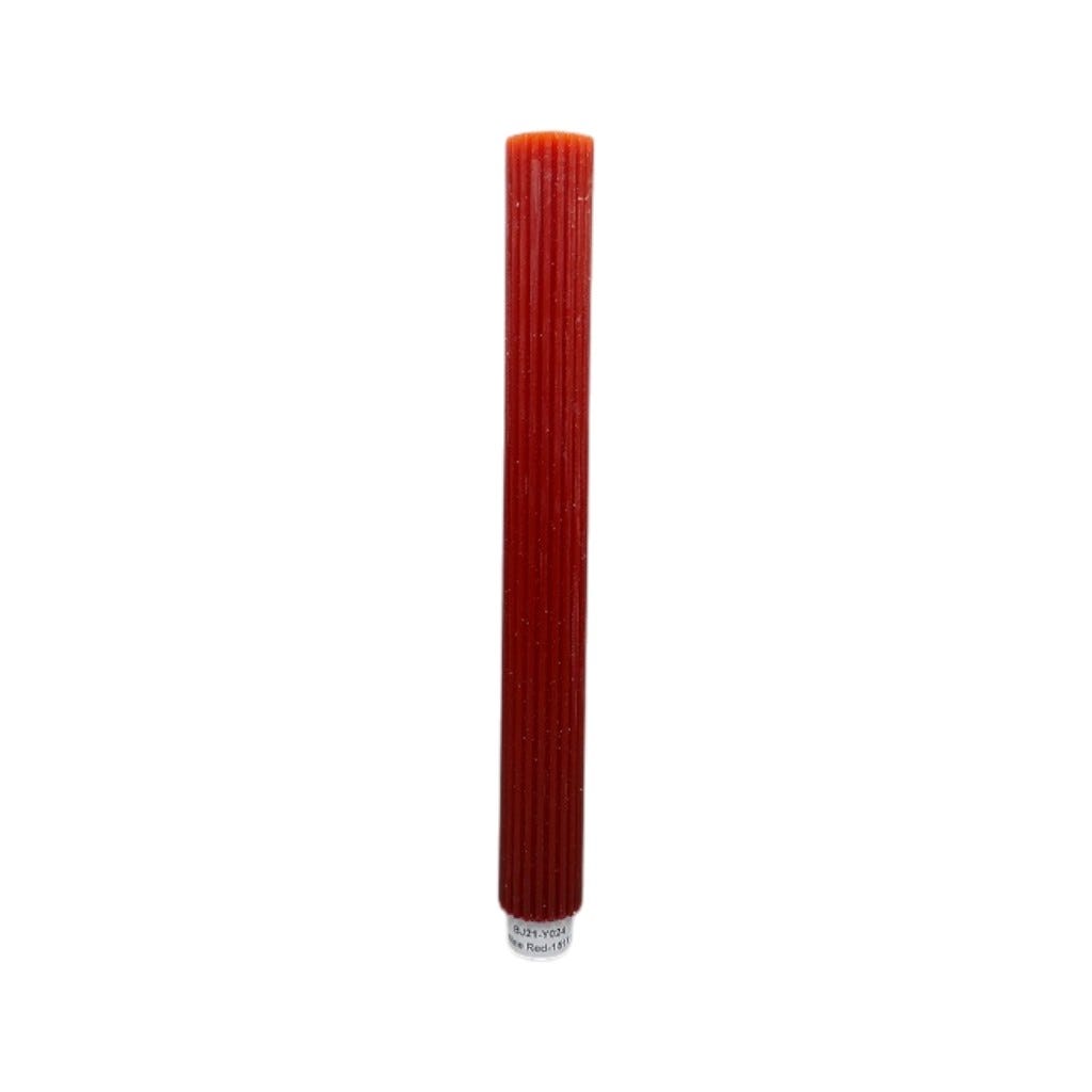 Vela Roja Alargada Set 2Pzas 3X27Cm