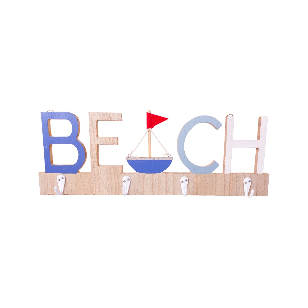 Letrero Decorativo Beach 40X14X0Cm