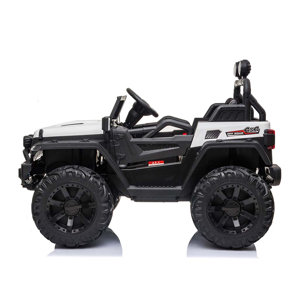 Carro recargable blanco Off Road 4X4