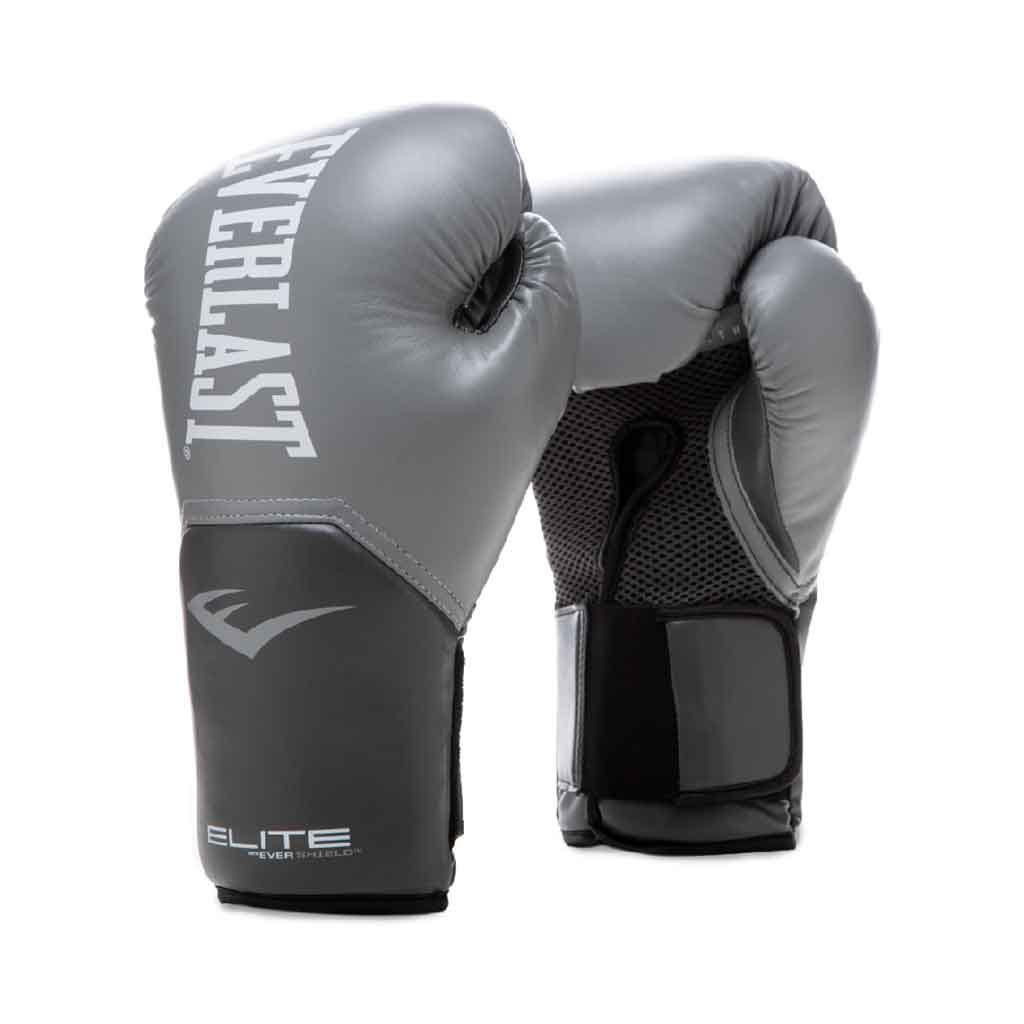 Guantes para Boxeo Gris Proelite 14 oz Everlast