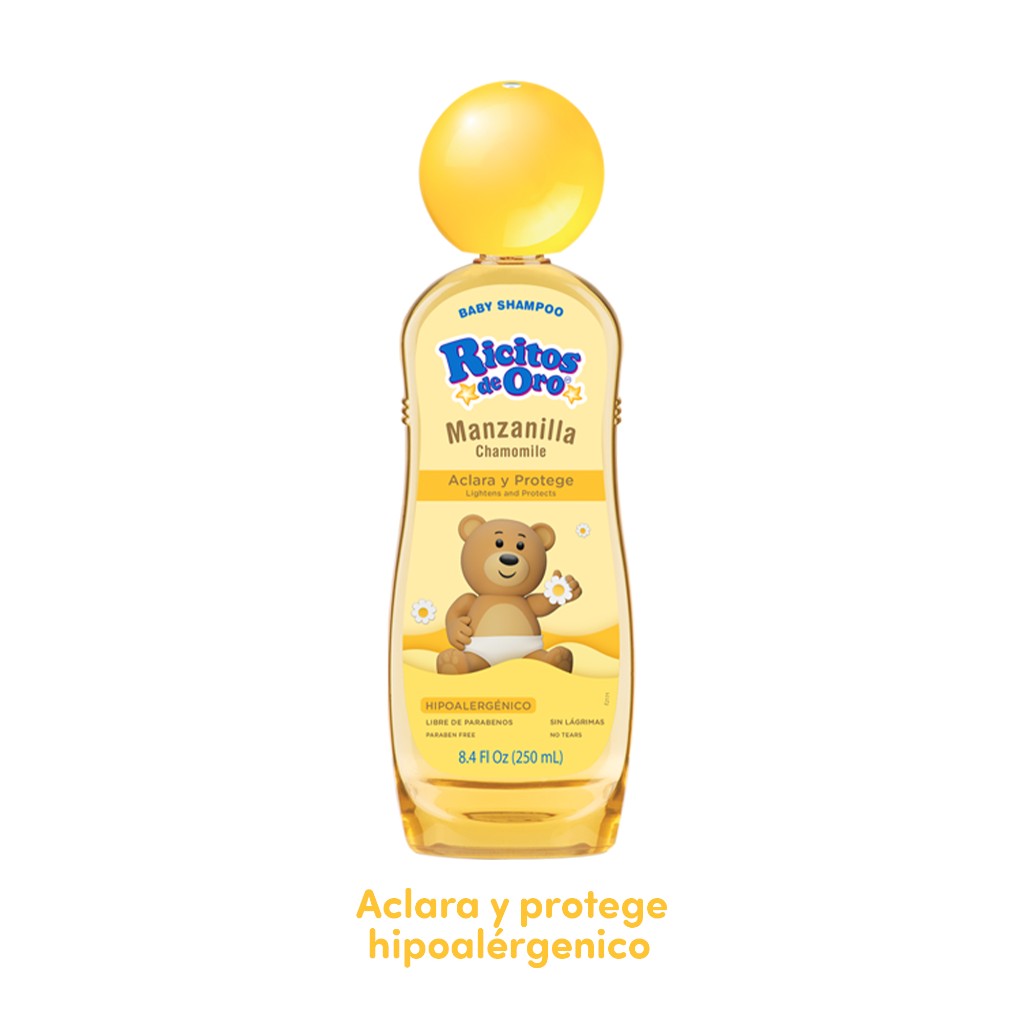 Shampoo Para Bebé De Manzanilla Ricitos De Oro