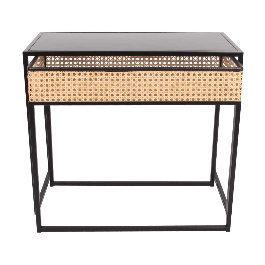Mesa Auxiliar Rectangular Natural 60X30X50CM