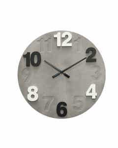 Reloj de pared decorativo gris 59X4X59CM