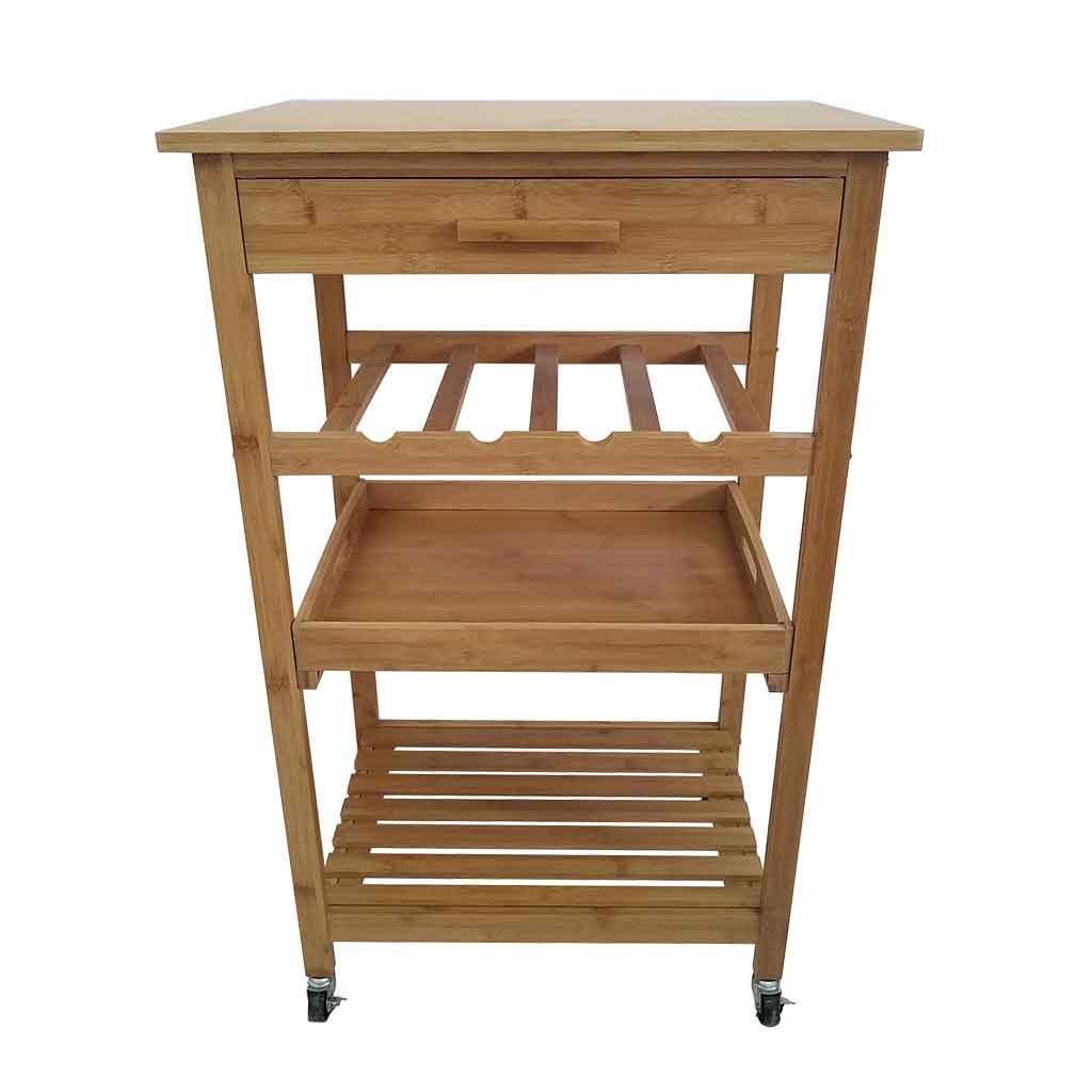 Carrito de Cocina Natural 40X55.5X90.5CM