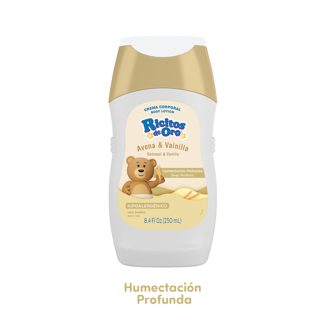 Crema Avena Y Vainilla Ricitos Oro 250Ml