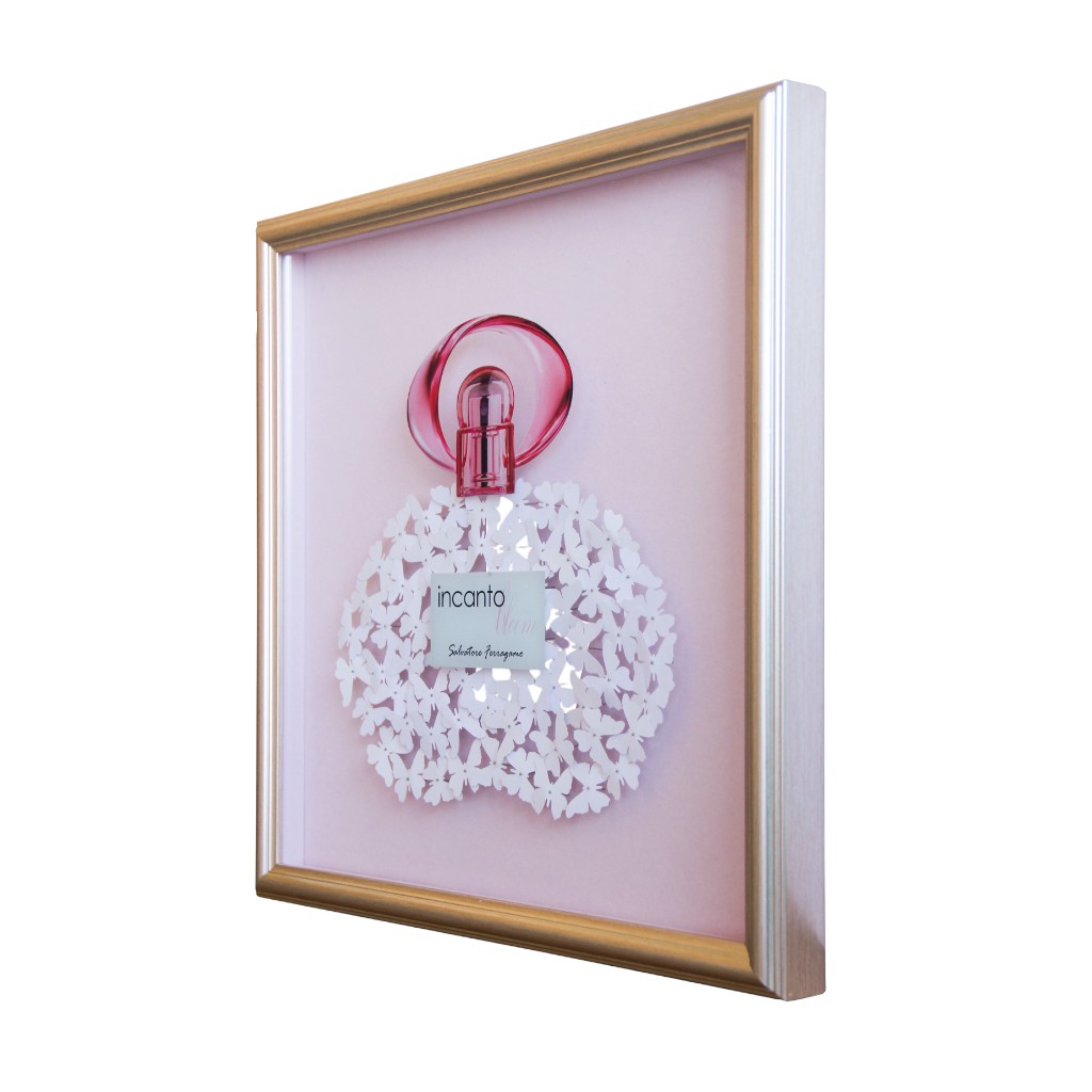 Cuadro De Perfume Decorativo40X40X3Cm