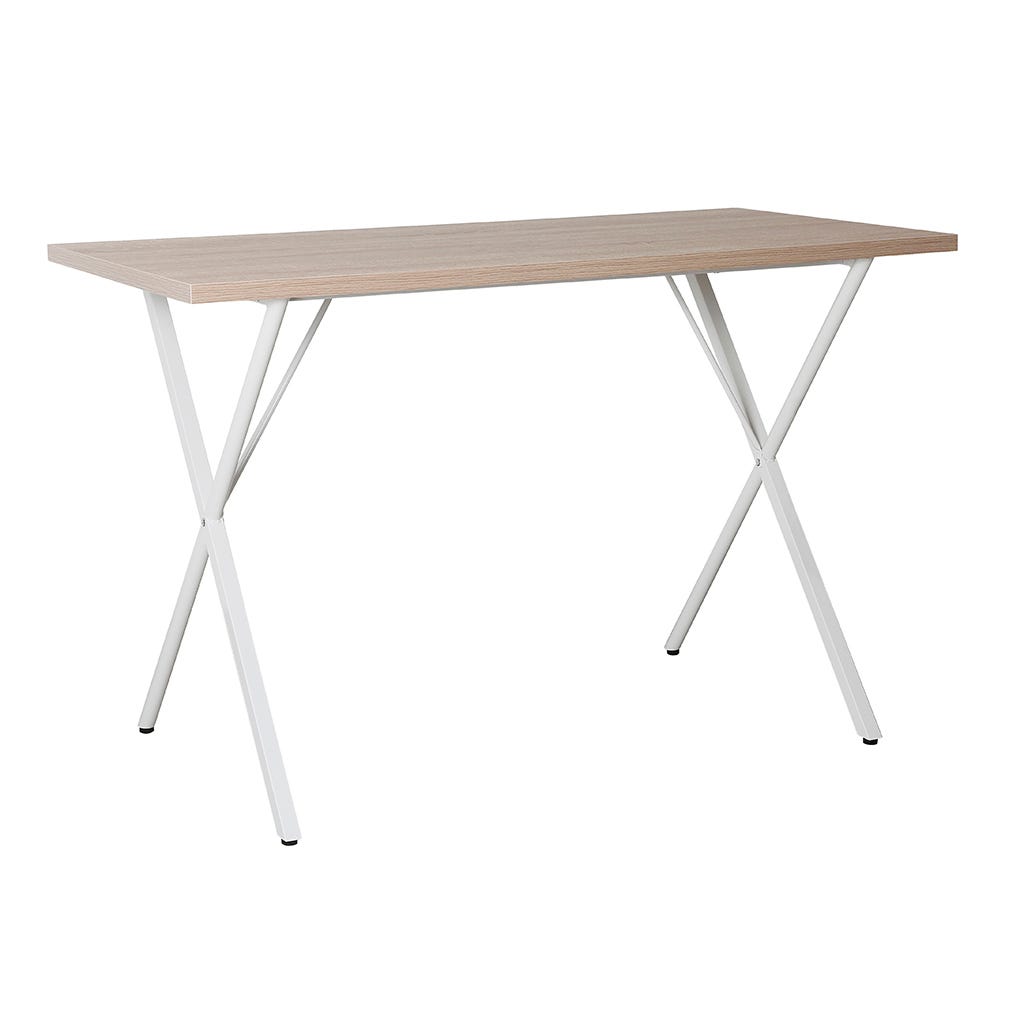 ESCRITORIO DE ORDENADOR PABLO CON MARCO BLANCO 120X60X76CM