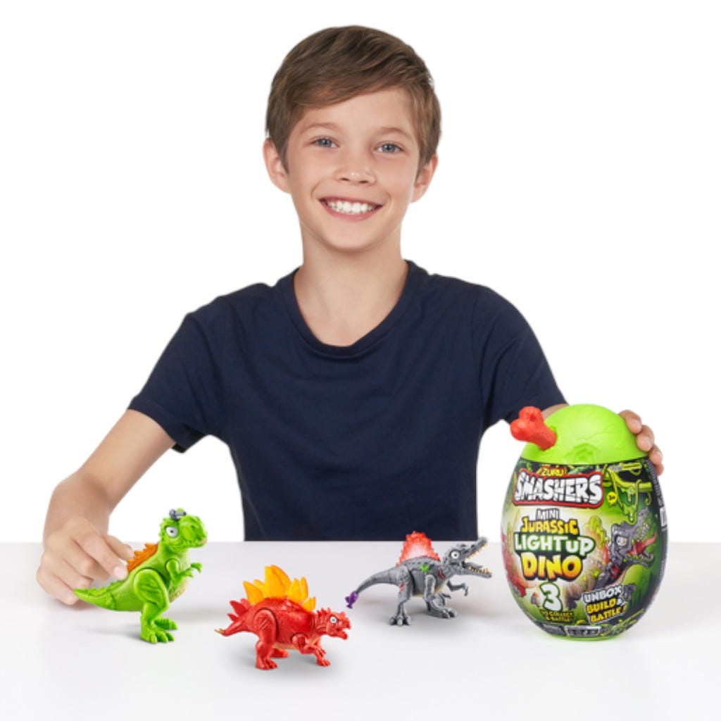 Huevo Sorpresa Dino Smashers Mini Jurassic Light Up