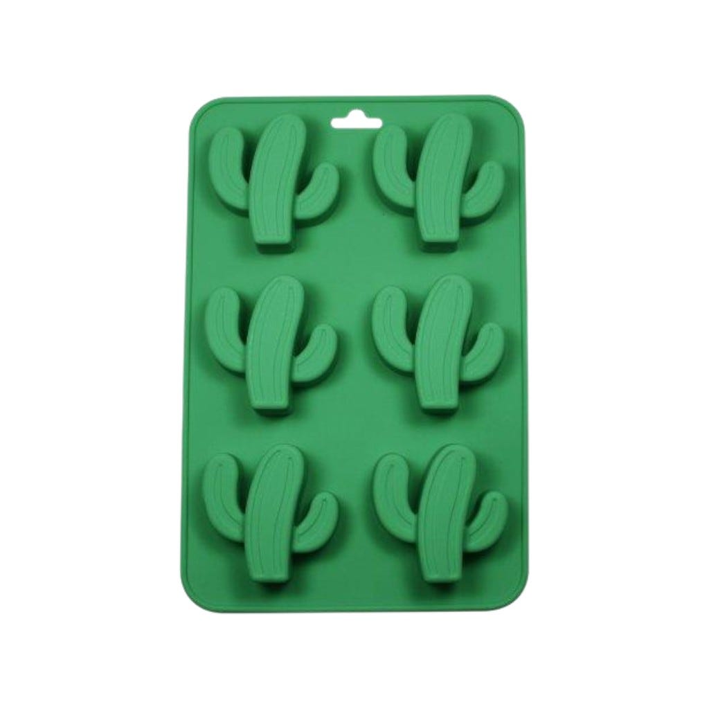 Molde De Silicona De Cactus 26x17cm