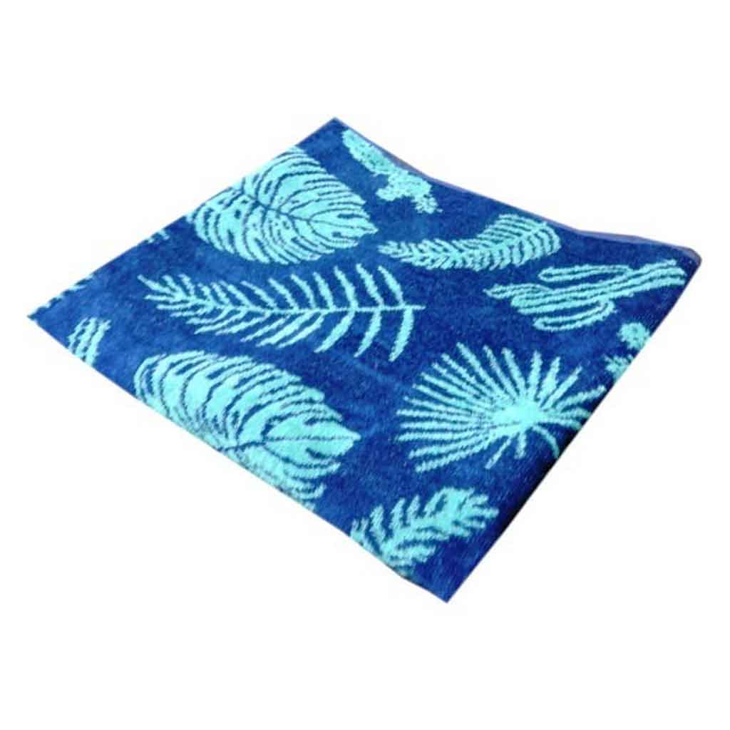 Toalla de playa dobbie estampado de hojas