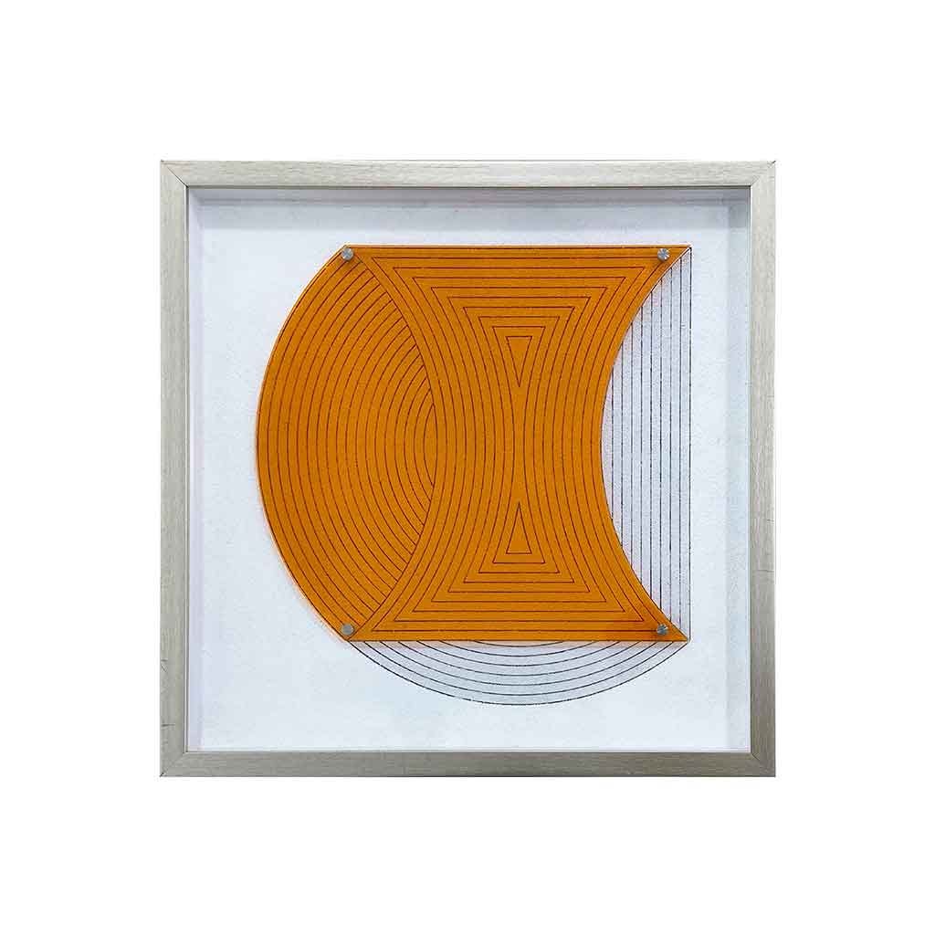 Cuadro Decorativo Naranja 60x60x4.5cm