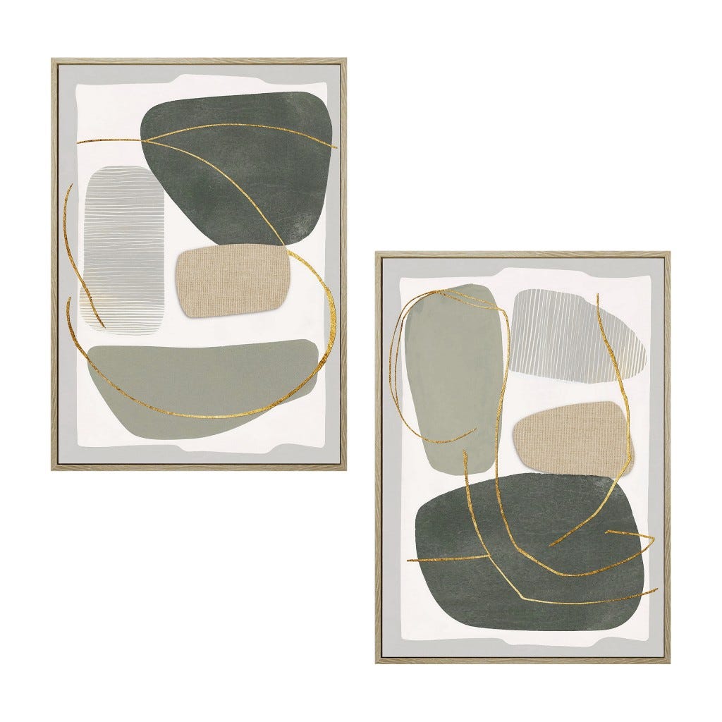 Cuadro Abstracto Surtido 50X70X3Cm