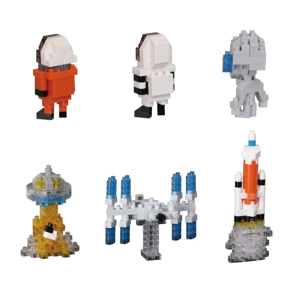 Nanoblock Space Collection Box 6 Surtidas