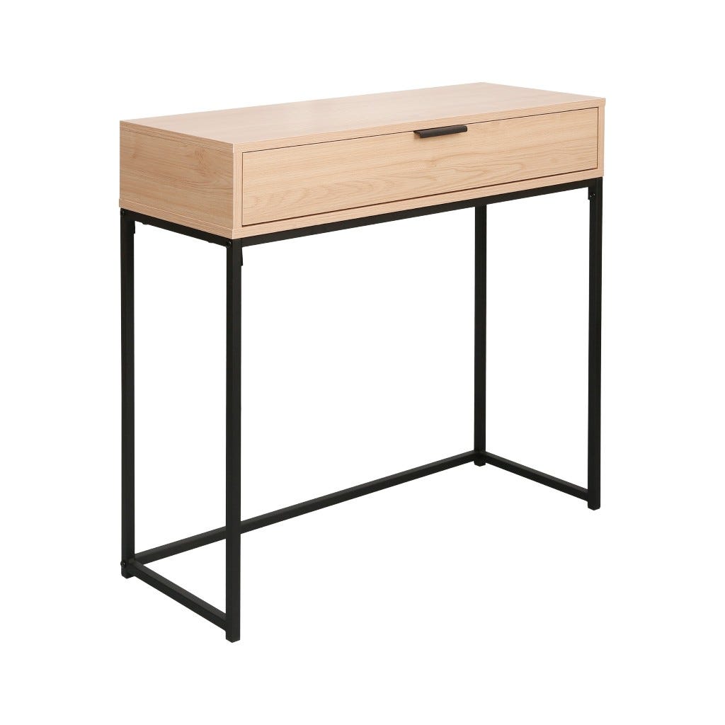 Mesa Consola Vilma Natural 80x28x76,5cm
