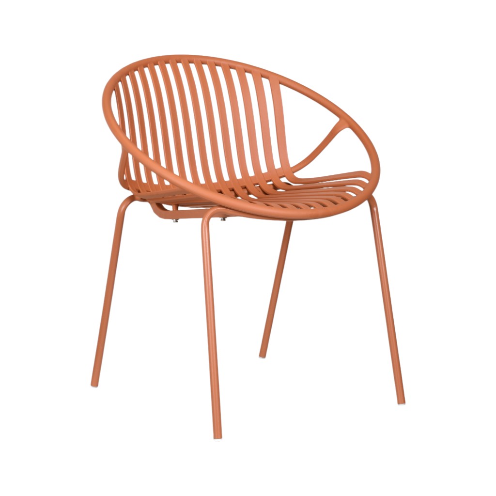 Silla Olca Terracota 65X58X78Cm