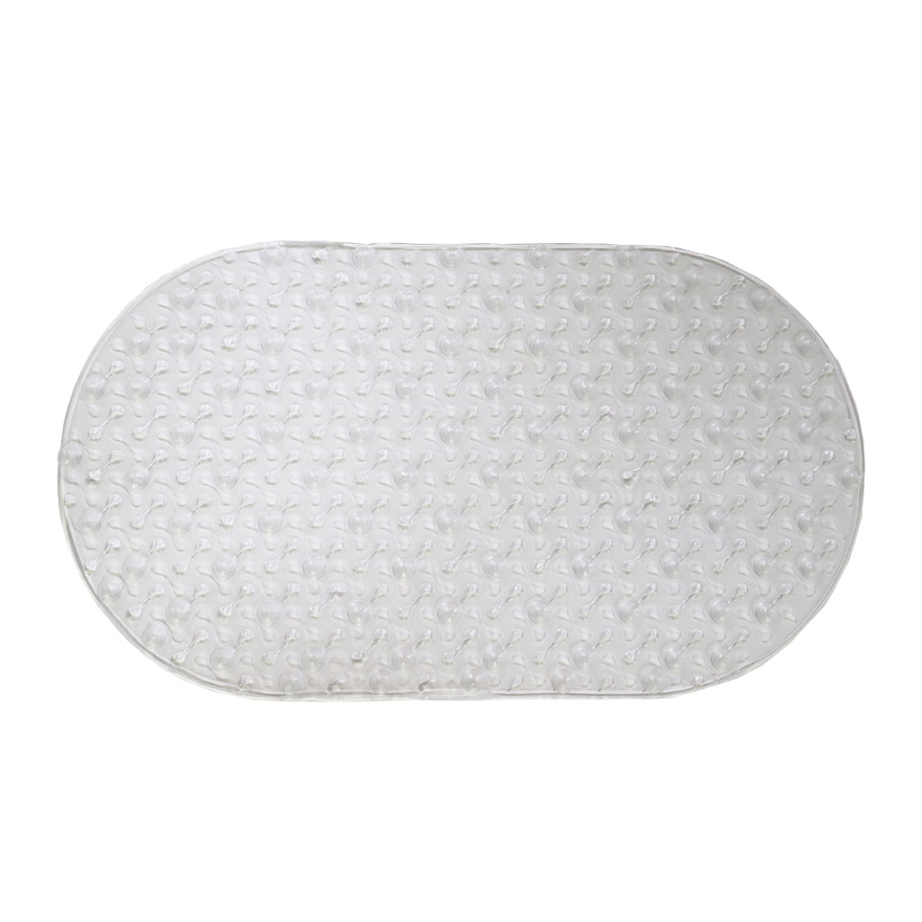 Alfombra antideslizante transparente para baño