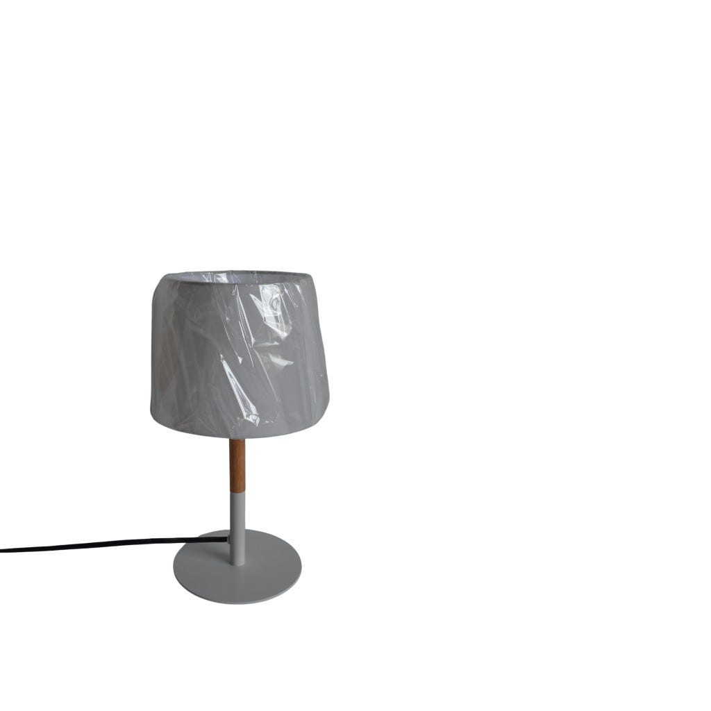 Lámpara Blanca De Mesa 20x46cm