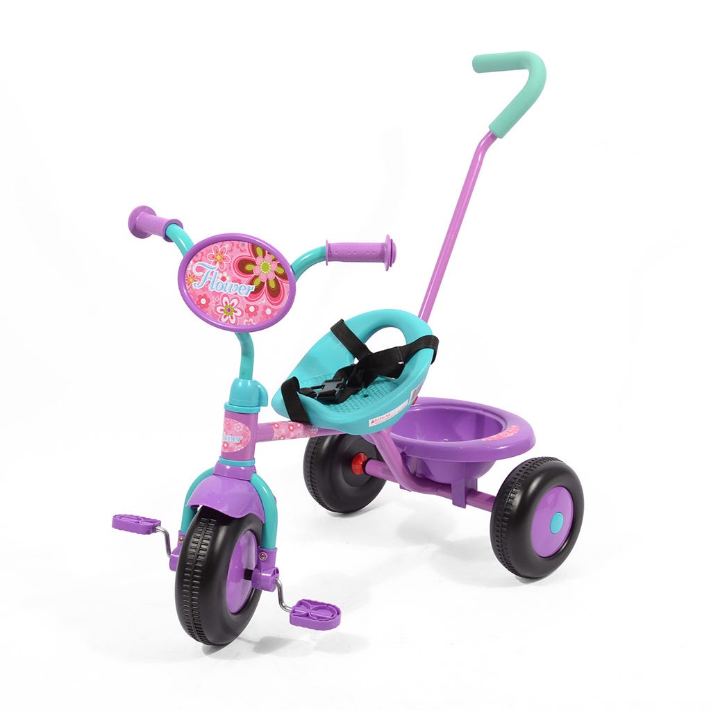 Triciclo con Canasto Racer para Niña