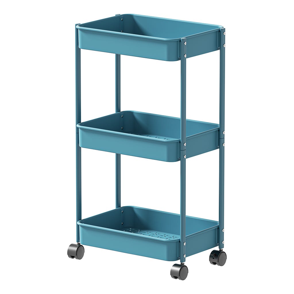 Carrito De Cocina Turquesa 40X29X87Cm