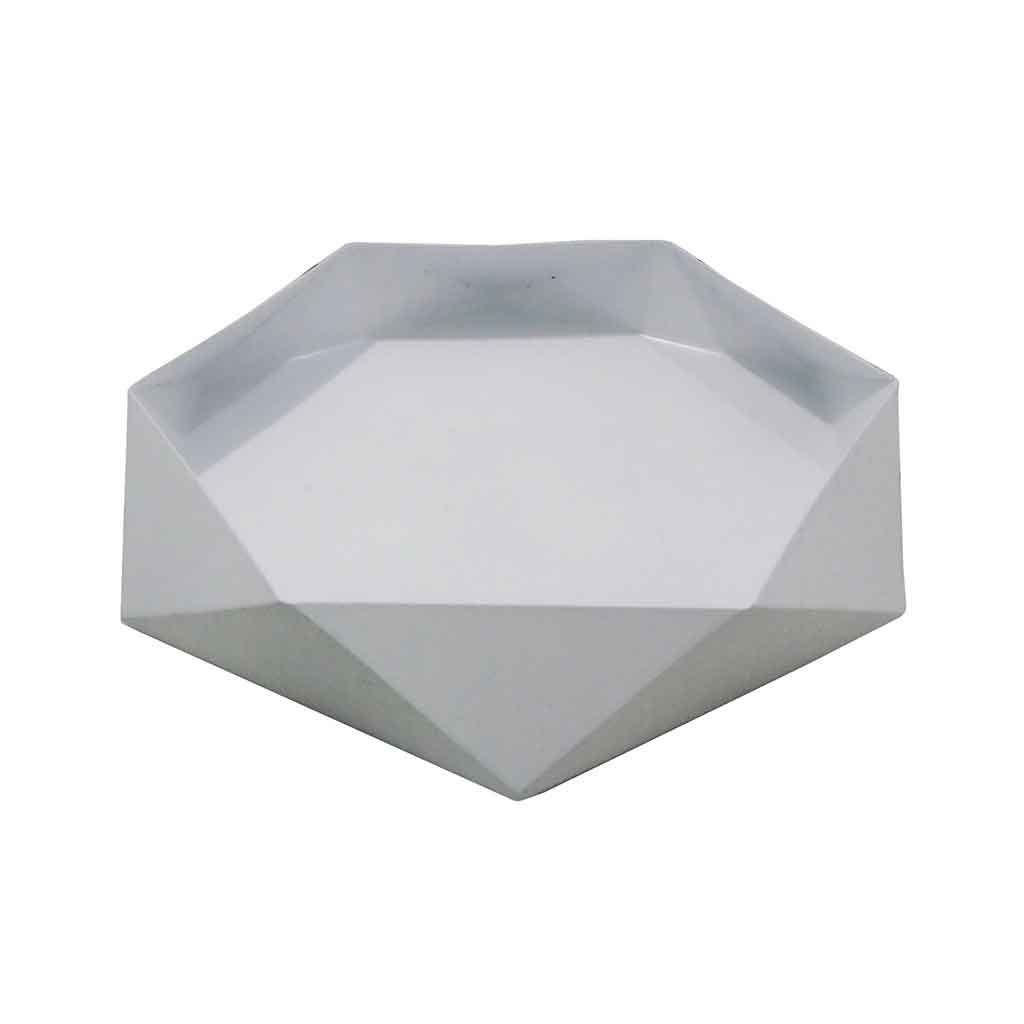 Bandeja Decorativa De Aluminio 35x35x5.5cm
