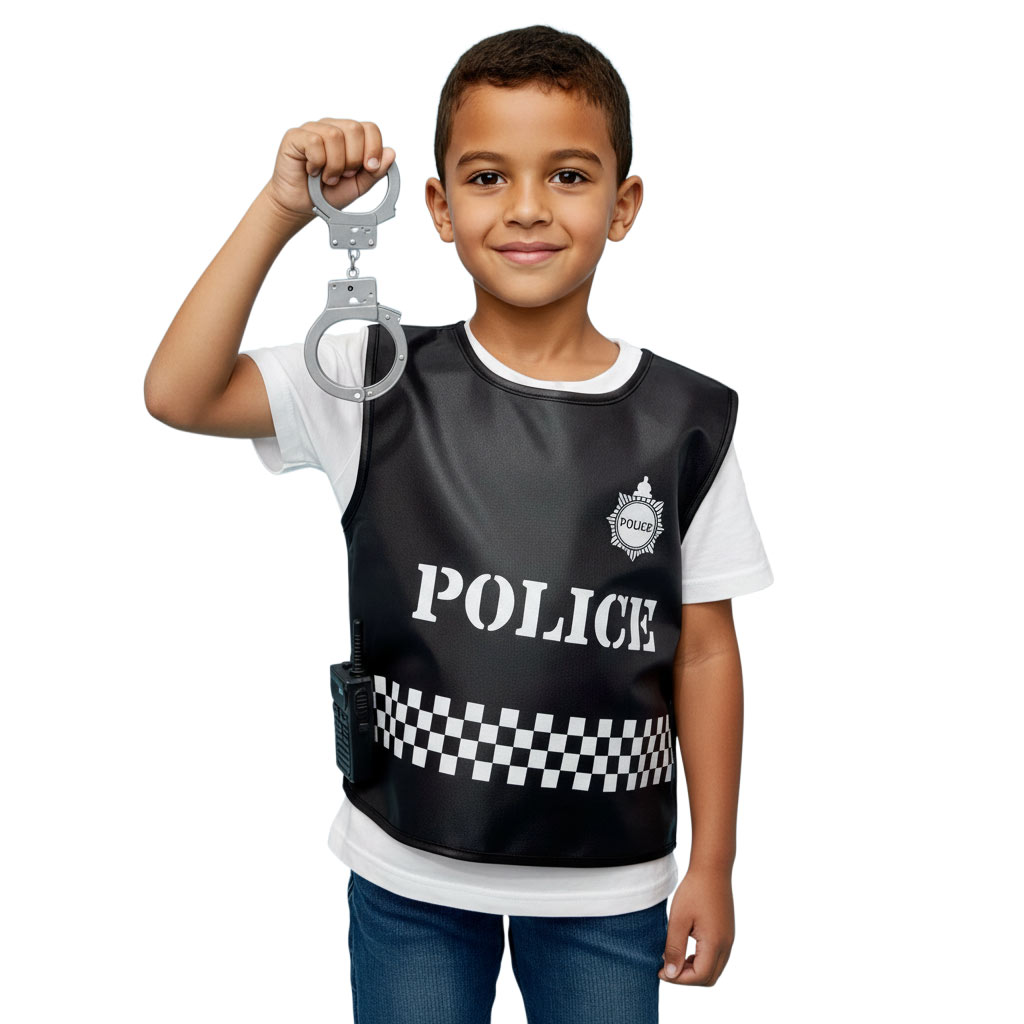 Disfraz Infantil De Policia Con Accesorios