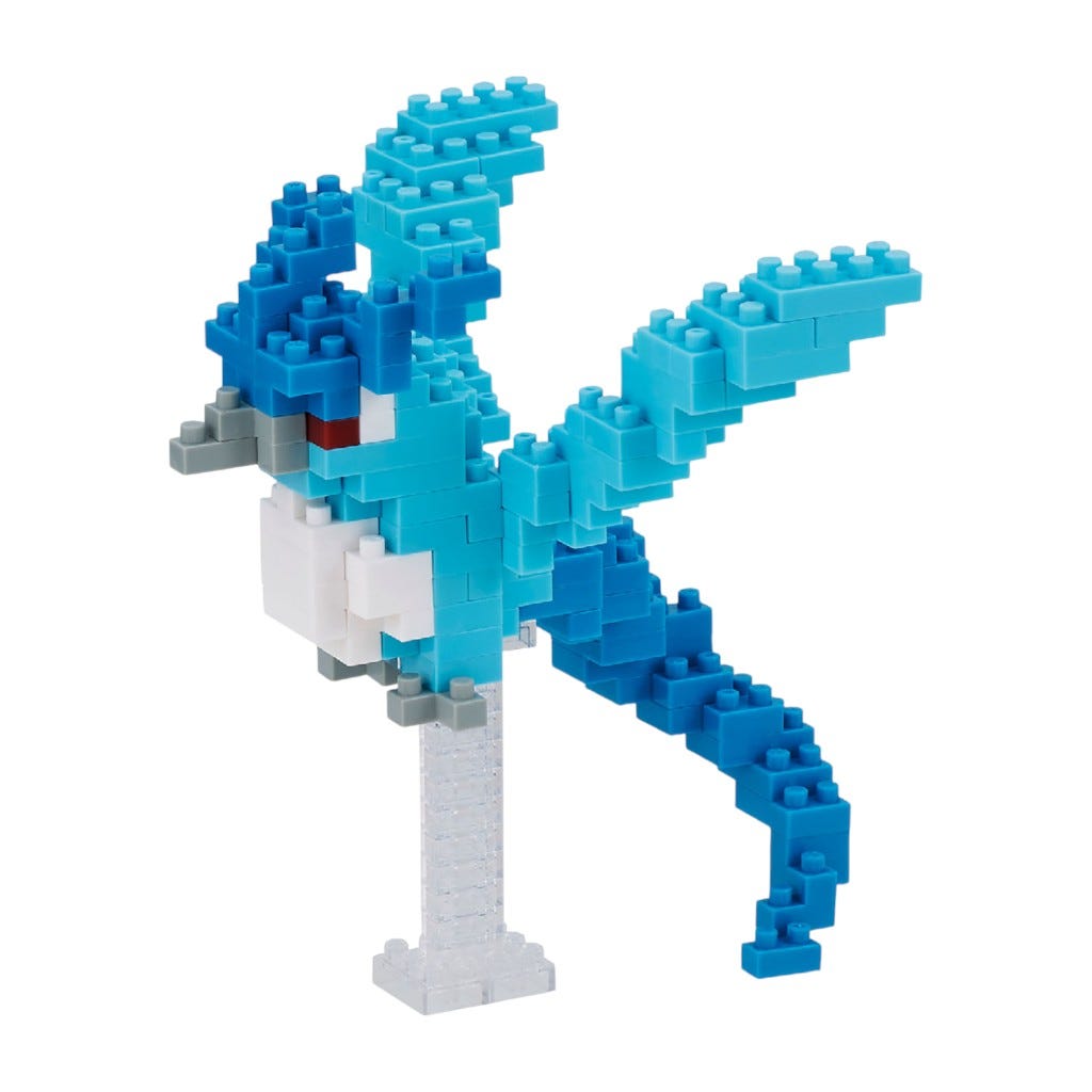 Nanobloques Articuno Pokémon Caja 12
