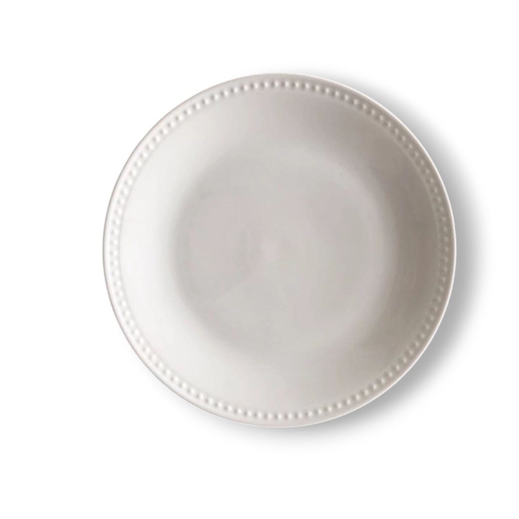 Plato Blanco 27cm