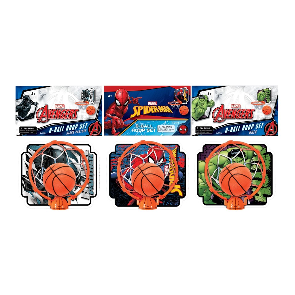 Marvel Set De Baloncesto Aro Y Balón