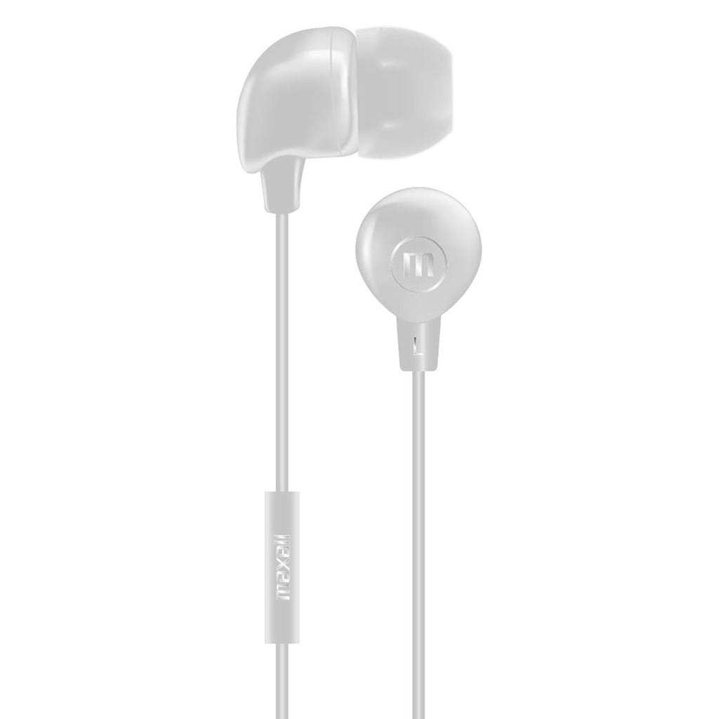 Audifonos Con Micrófono Blanco Maxell