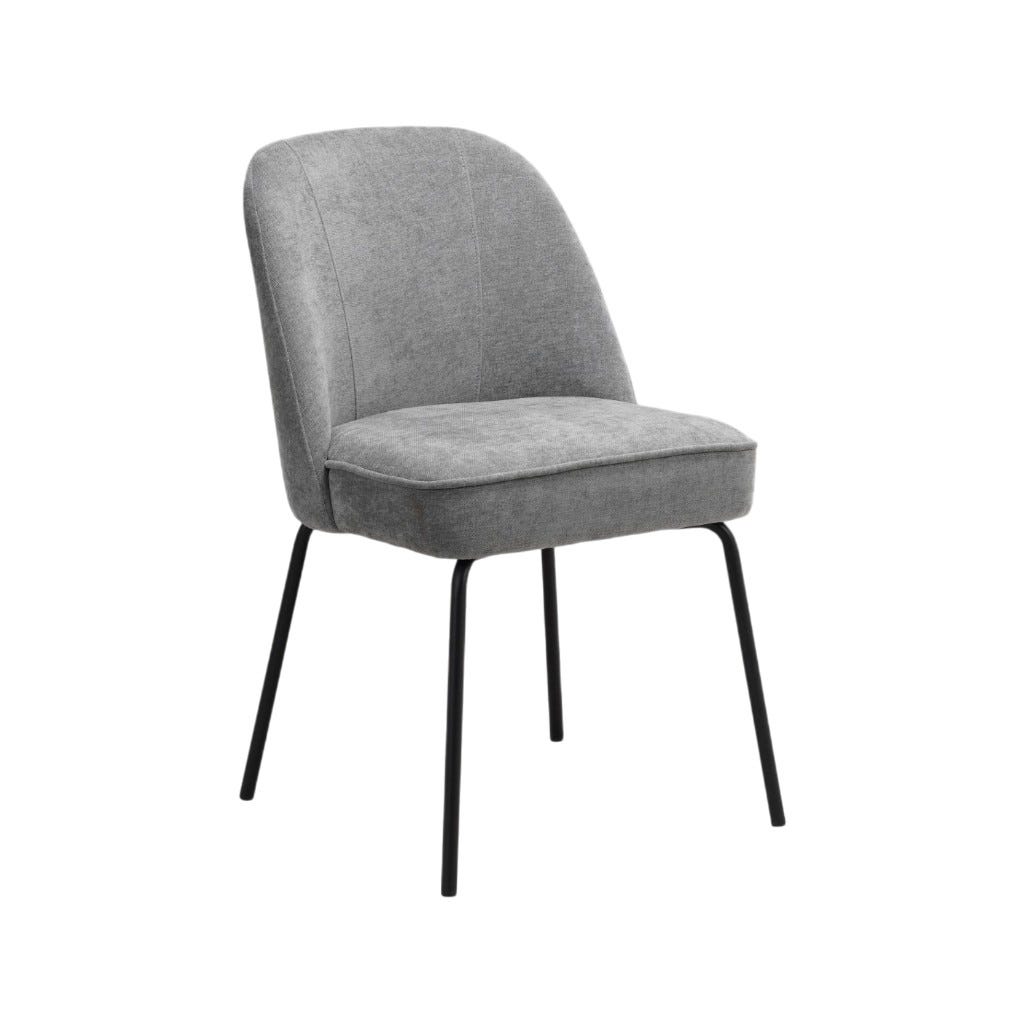 Silla De Comedor Marilu Gris Claro 63X50X83Cm