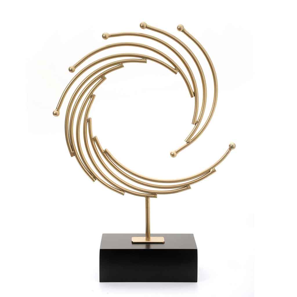 Adorno Decorativo Color Dorado 38X10X53Cm