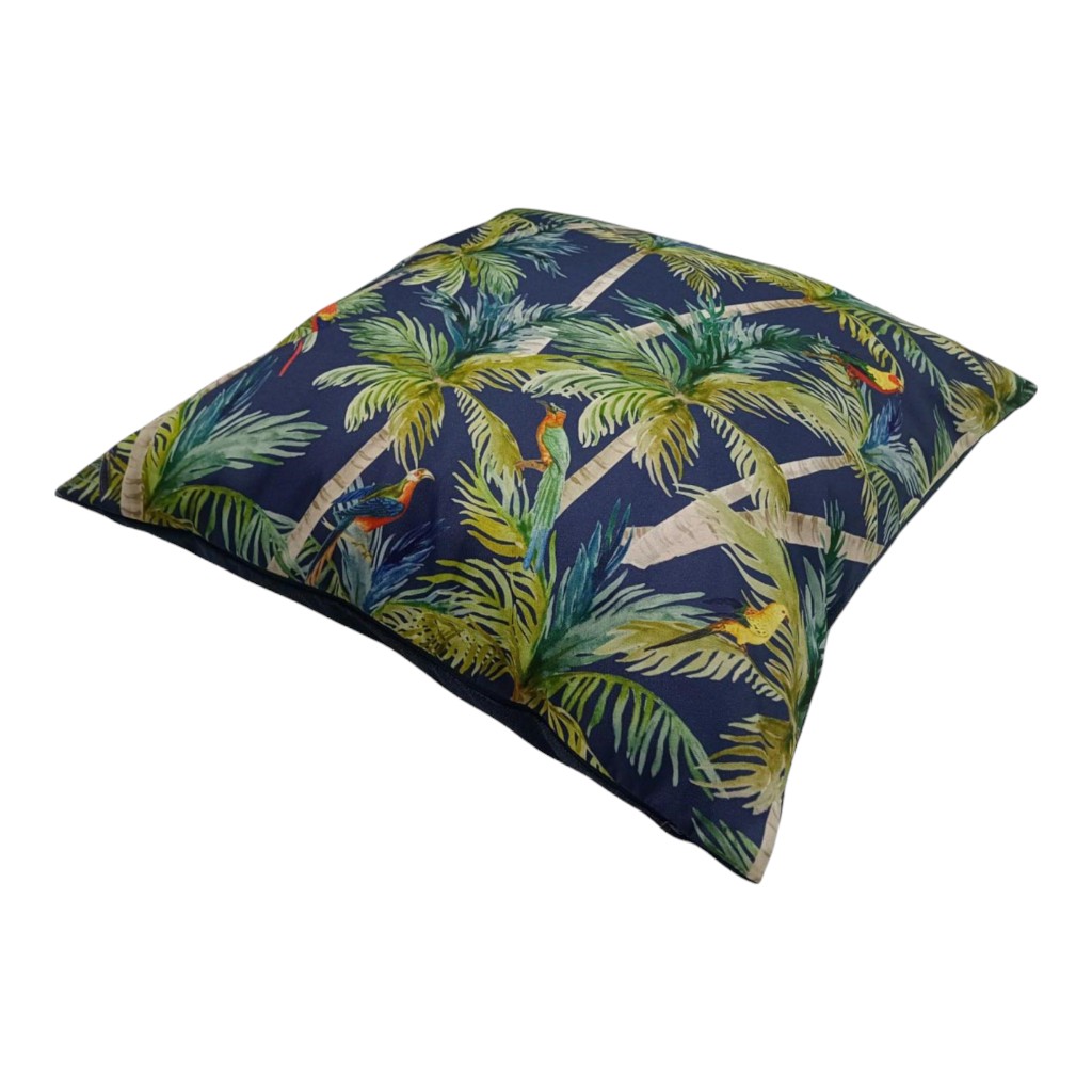Cojín Cuadrado Estampado Tropical 45x45cm