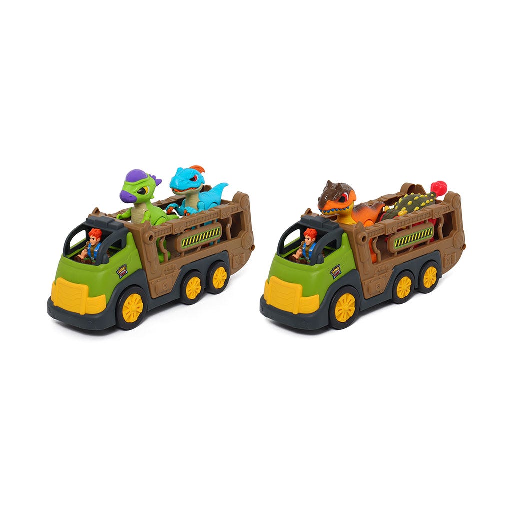 Camión Transportador De Dinosaurios/Figura Surtidos