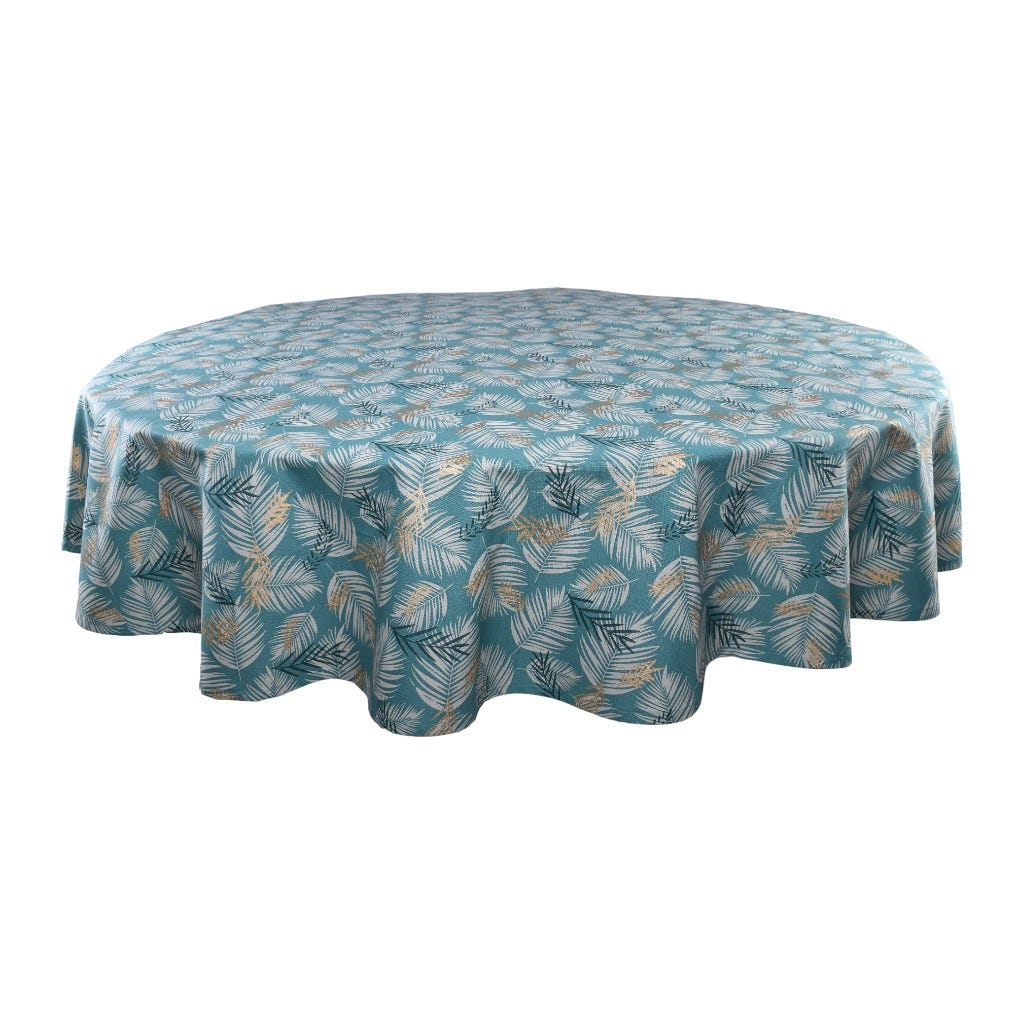 Mantel Redondo Estampado 230cm