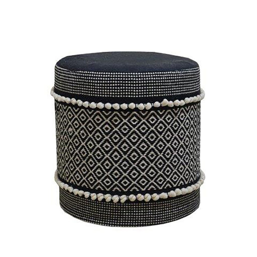 Decorativo Puff de Algodón