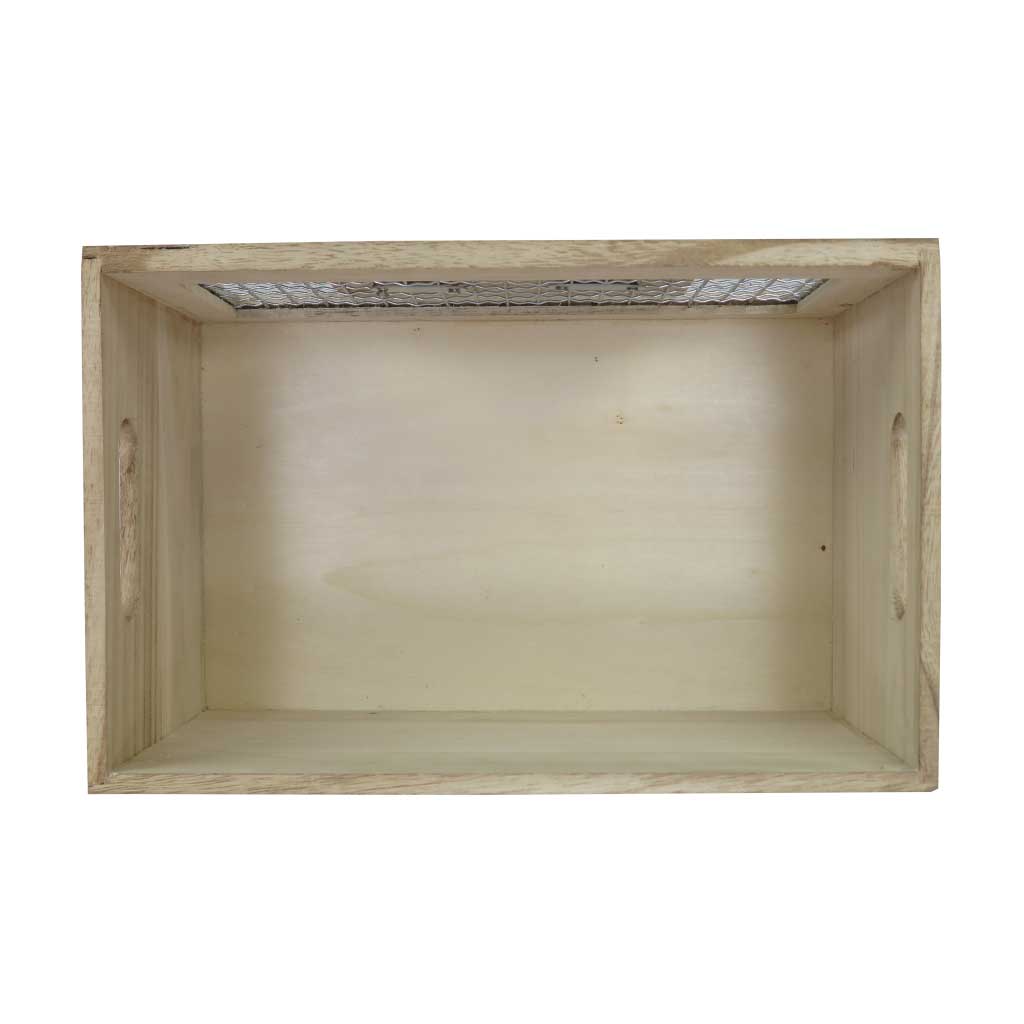 CAJA ORGANIZADORA DECORATIVA 28X18X16CM