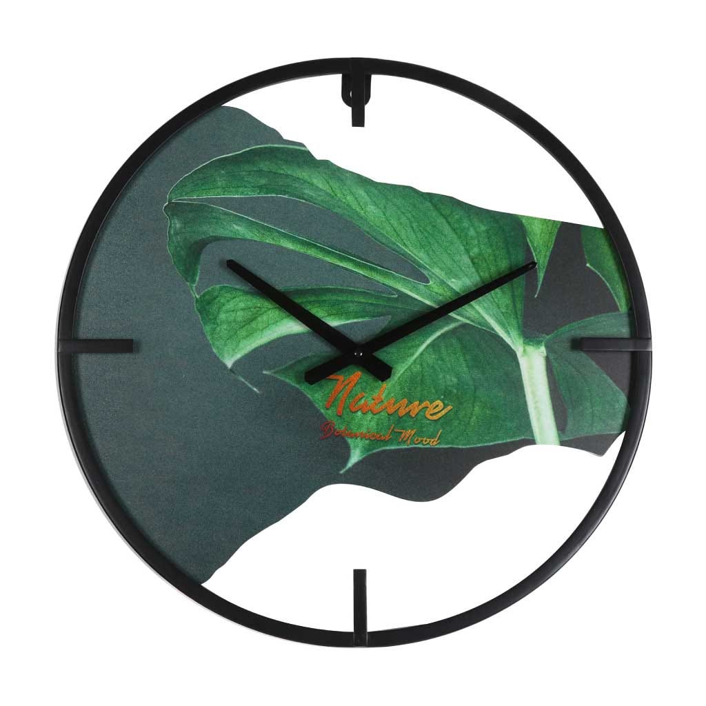 Decorativo Reloj Color Verde de Hierro
