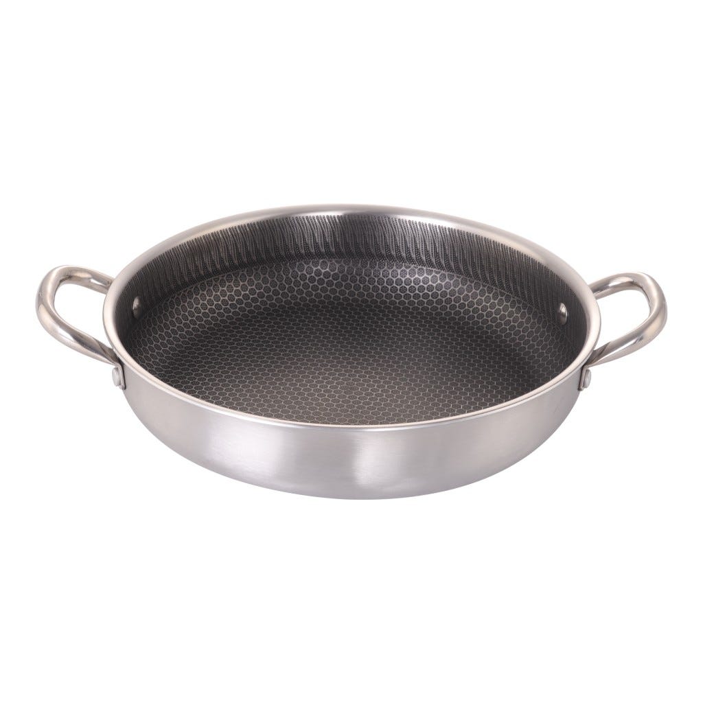 Olla Baja Con Tapa 28Cm