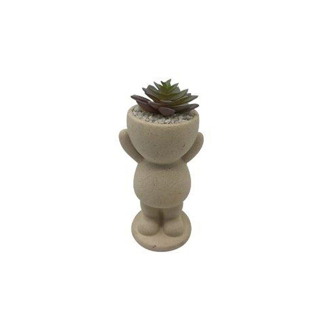 Planta Artificial Moderna 8x8x19.5cm