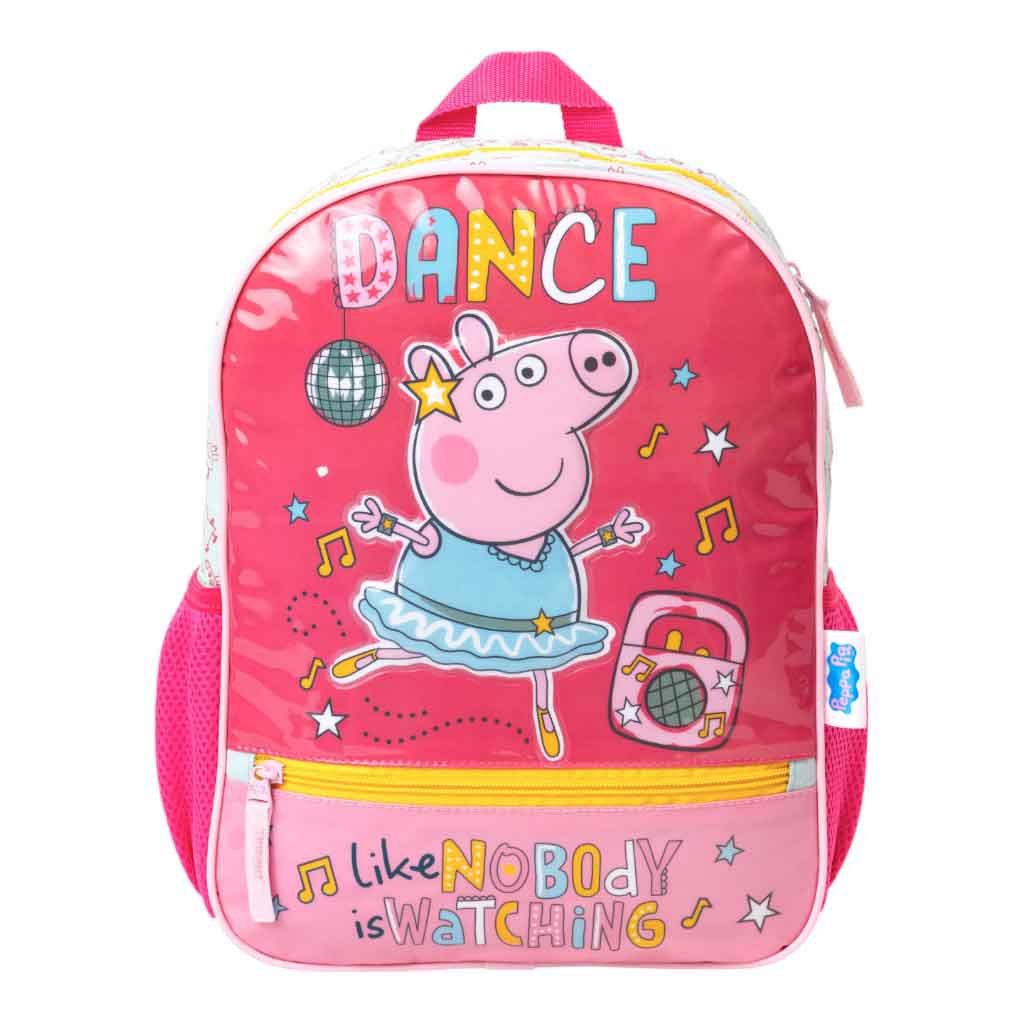 Bolso Escolar 13" Para Niña De Peppa Pig