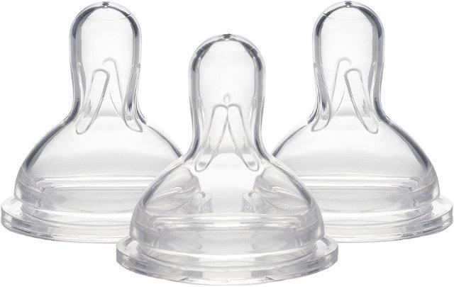 Tetina De Silicona 3 Uds. Flujo Lento