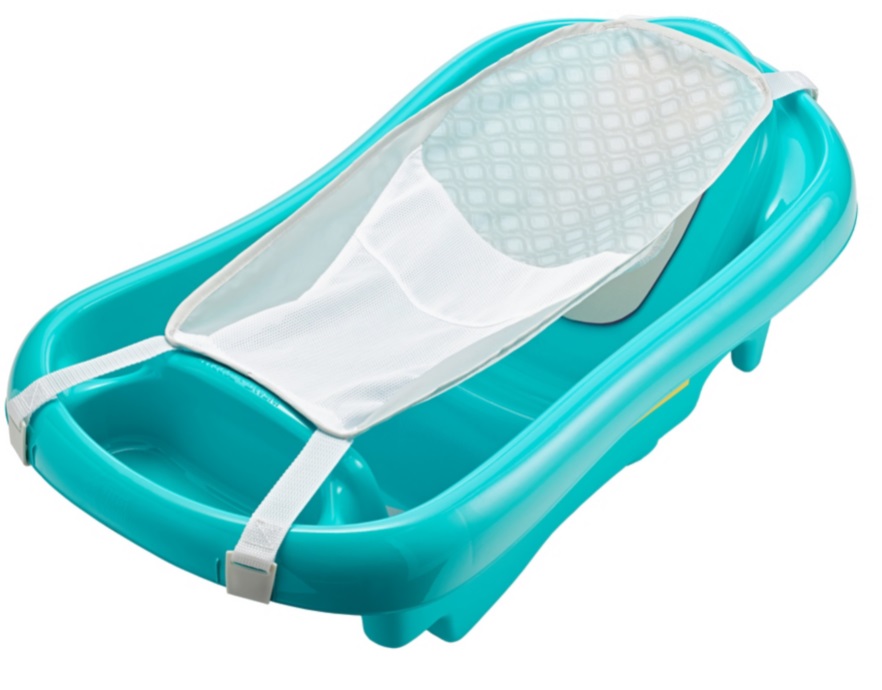 Bañera Azul Con Soporte