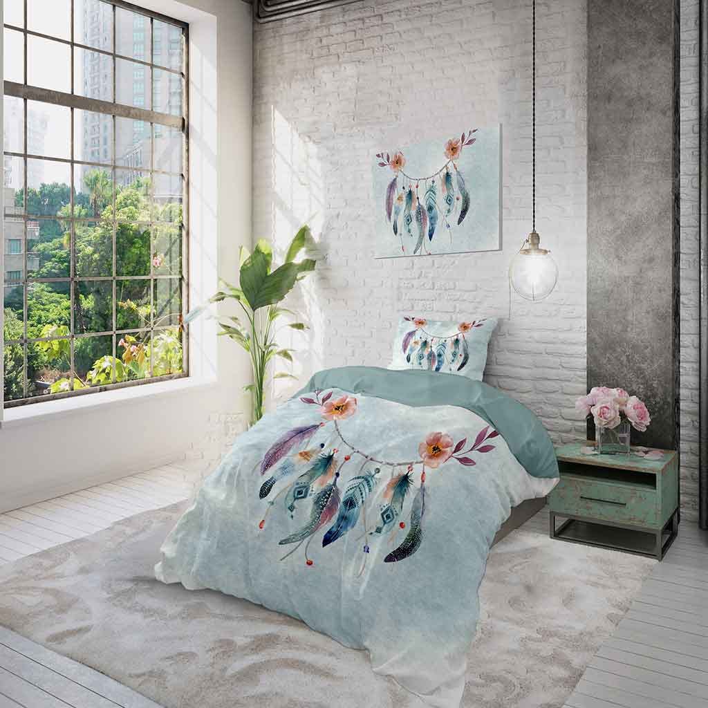 Juego De Sabanas Twin Estampado De Atrapasueños