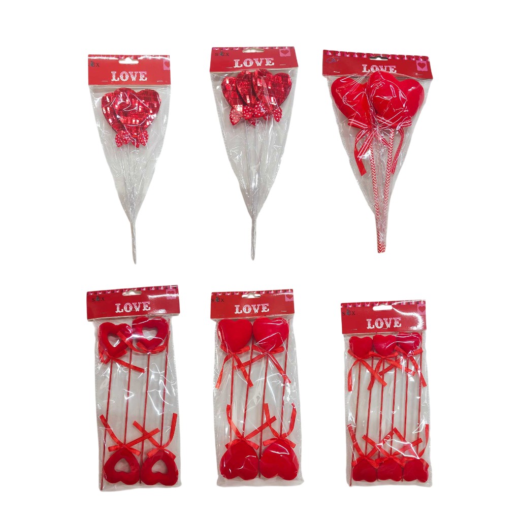 Paquete De Puntas En Forma De Corazón Surtido 24Cm