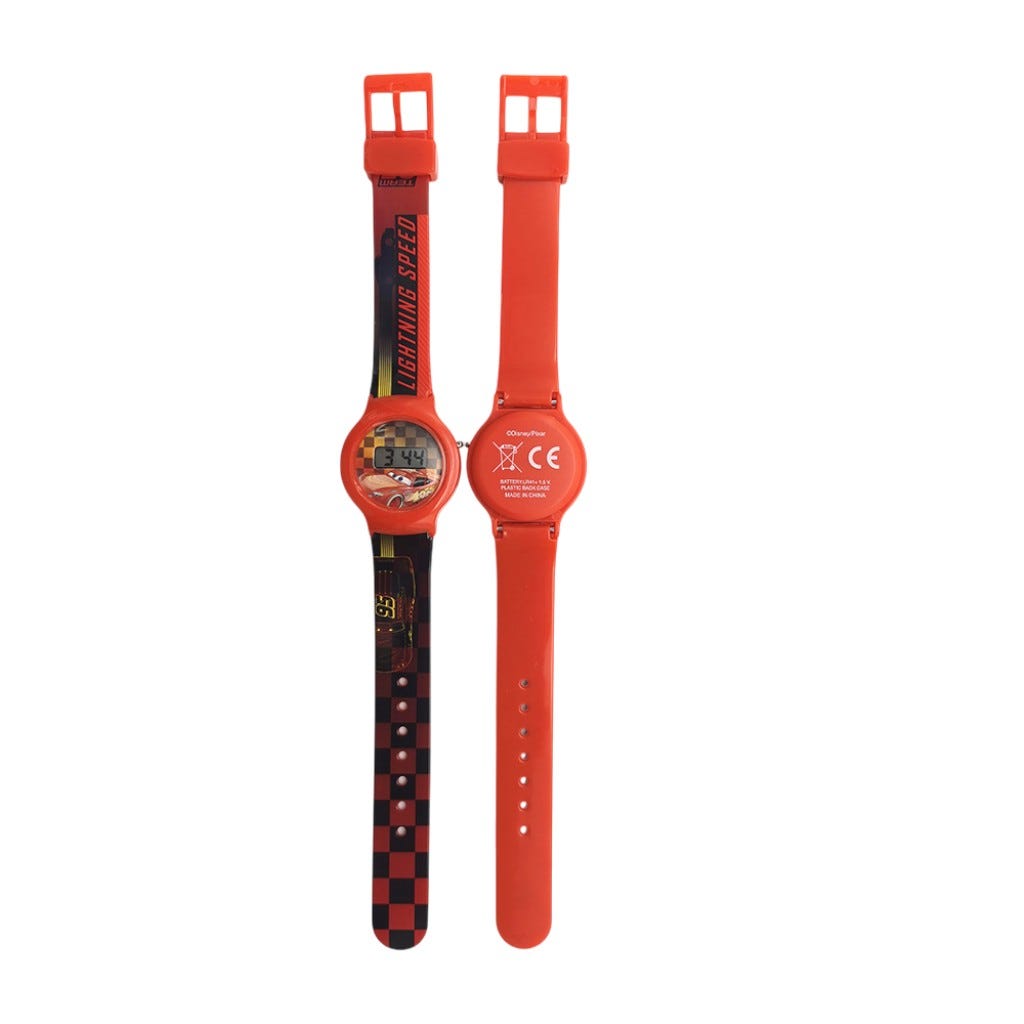 Reloj digital infantil con tematica de Rayo McQueen